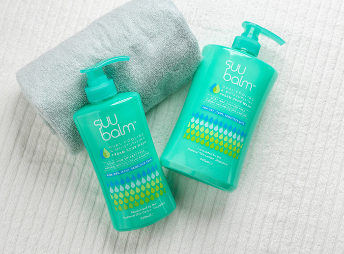 Suu Balm Dual Cooling and Moisturising Cream Body Wash