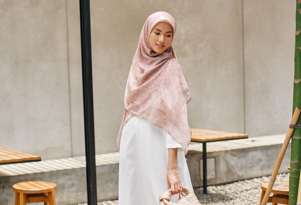trend model hijab lebaran Idul Fitri 2024