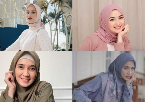 trend model hijab lebaran Idul Fitri 2024