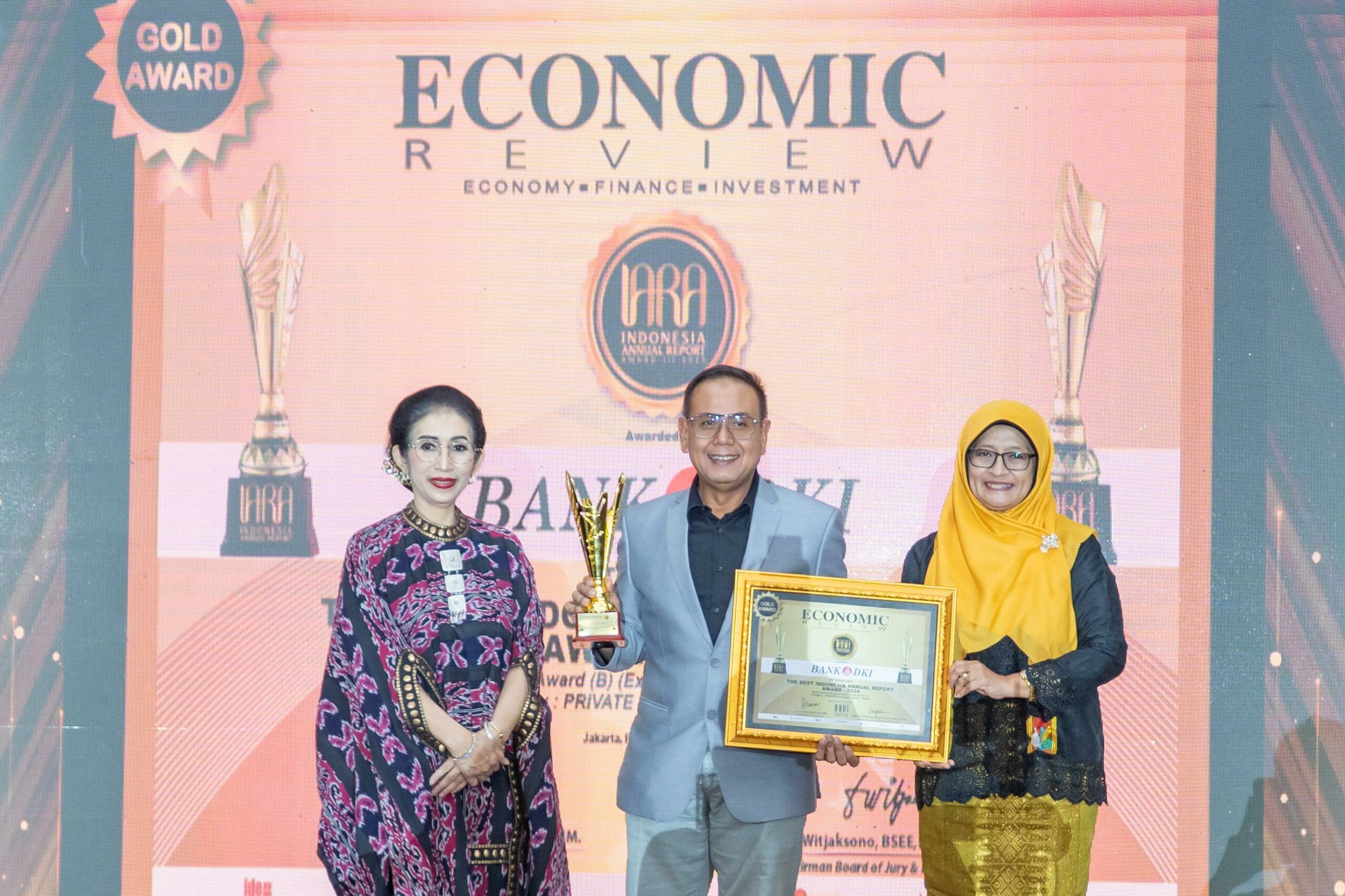 Bank DKI Raih The Best Indonesia Annual Report Award 2024