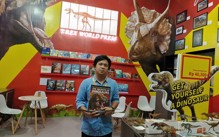 Trex World Press Tawarkan Mainan Dinosaurus Edukatif di ABC & MOM Expo 2024